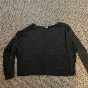 flowy cropped long sleeve